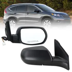 Lqito 76208-t0a-a21 Right Passenger Side Door Mirror Compatible With 5pins Black