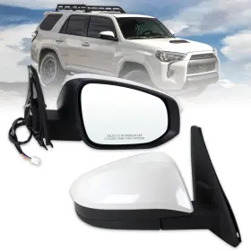 87910-35b90 Lqito Right Passenger Side Mirror Compatible With 2014-2025 R-5pins White