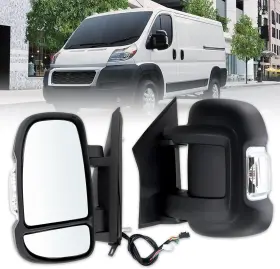Ch1320432 Lqito Left Driver Side Door Mirror Compatible With 2014-2025 Ram L 8 4pins