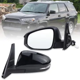 To1320312 Lqito Left Driver Side Mirror Compatible With 2014-2025 Toyota L-9pins Black