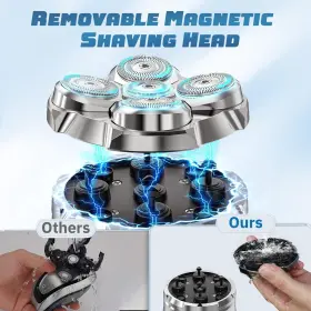 Luctry 741365323426 Head Shavers For Bald Men Magnetic Electric Razor Hair Trimmer Cordl #3