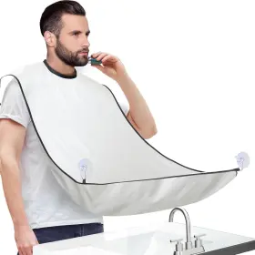 Lupyji 445057138123 Beard Bib Apron Adjustable Trimming Hair Catcher Christmas Gift For Dad