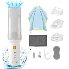 Ipx7 Lusn 768490694603 Baby Hair Clippers With Vacuum Quiet Trimmers For Kids Waterproof