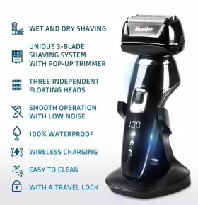 S9100 M Ller Mueller Electric Razor Led Wet/dry Rechargeable-s9100. 135 #2