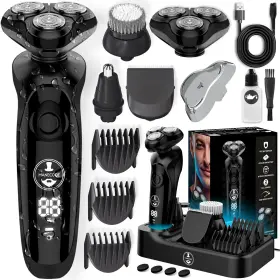 Manecode 304361396285 Electric Razor For Men - Shaver With Floating 8 Contouring Technology Iq C