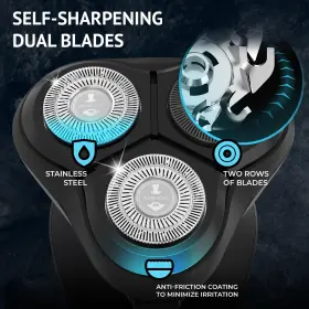 Manecode 744975013240 7-in-1 Electric Razor For Men With Usb Charging Station - Shaver Float Inch #2