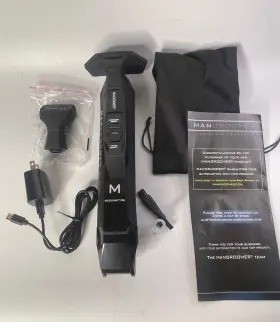 Mangroomer 445027799705 - Intellimax Pro New Back Shaver With 2 Shock Absorber Flex Heads