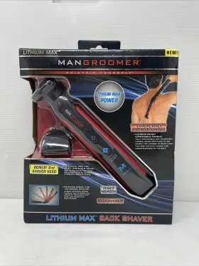 Mangroomer 853496003211 New Groomer Lithium Max Extendable Handle Back Shaver Sealed
