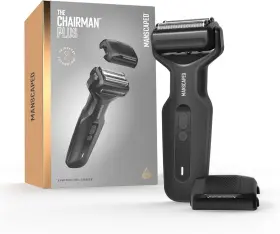 30-00159-na Manscaped The Chairman Plus Men S Electric Foil Face Shaver - Two