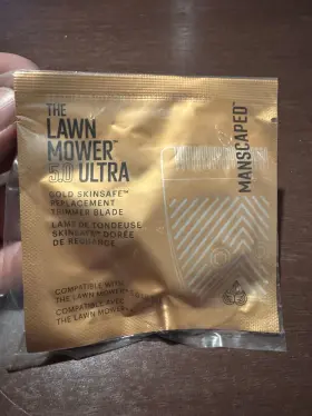 30-00195-gld Manscaped New The Lawn Mower 5.0 Ultra Gold Skinsafe Replacement Blade Sealed