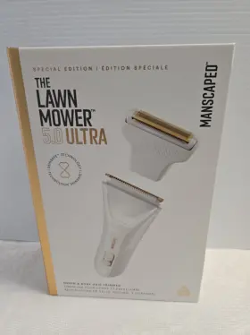 Ls-5.0u-wh Manscaped The Lawn Mower 5.0 Ultra Mens And Womens Groin Body Hair Trimmer White Hot