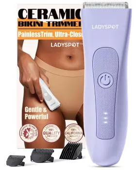 Manspot 717025675297 Bikini Women Hair Trimmer Shaver Ceramic Blade Wet/dry Purple