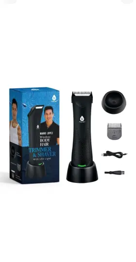 Mltca40 Mario Lopez Wireless Body Hair Trimmer And Shaver New In Box