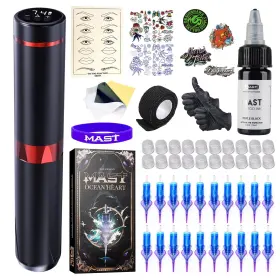 Mywqp-062 Mast Tattoo Tour Fly2 Cordless Gun Machine Kit - Rotary Cartridge Tatt