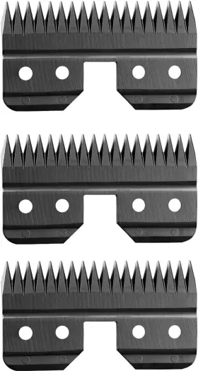 Mawaer 445018362390 3pcs Black Fast Feed Ceramic Blades Replacement For Oster