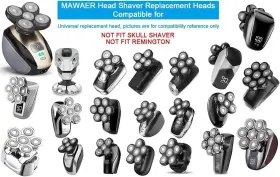 Mawaer 785249310461 Universal 5 Blades Shaver Replacement Heads Compatible With Freedomgold Shave #2