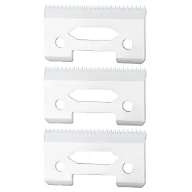 Mawaer 794677192006 Upgraded Universally Ceramic Stagger Tooth Blade For Wahl Hair 3 Pcs White