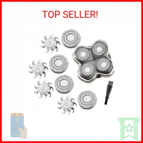 Mawaer 794677192129 4pcs Head Shaver Replacement Blades For Skull Pitbull 4 Series And 3