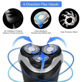 Max Factory-tcare 192242507253 Mens Electric Shaver - Corded And Cordless Rechargeable 3d Rotary Raz #2