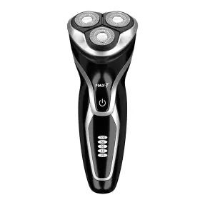 Max-t 738632484201 Men Electric Razor Rechargeable Wet And Dry Rotary Shaver For Bl
