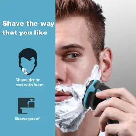 Rms8101 Max-t 794304699663 Electric Shaver For Men Cordless Razor With Travel Case Wet #2 Rms8101 Max-t 794304699663 Electric Shaver For Men Cordless Razor With Travel Case Wet #2