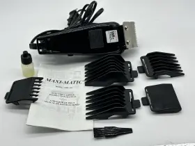Mhc-101 Maxi-matic Electric Clipper 7 Piece Set And Booklet Great Condition