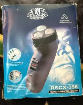 Rscx-356 Maxim Collection 3 Head Rotary Chargeable Shaver/trimmer