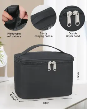 Meiiy002 313050081098 Shaving Kit Bag Manual Razor Organizer Beard Trimming Grooming Storage #3