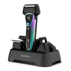 4-attachment Memorism Blizz-gs5 Multifunction Men S Grooming Kit - Foil Shaver Body Hair Nos