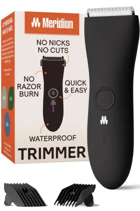 Meridian 810048832903 Body Hair Trimmer For Men Pubic Balls Shaver Groi