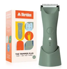 Women-mec12 Meridian Mec120b Plus Trimmer Enhanced Pubic Body Electric Shaver For Men And