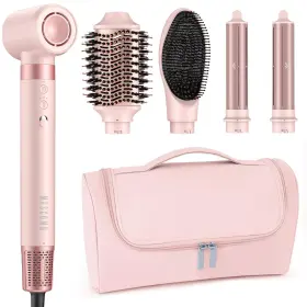 Hl-3030 Mescomb 5 In 1 High-speed Hot Air Styler - Professional Frizz-free Hair Dryer Brush
