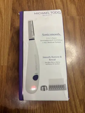 Michael Todd Beauty 811573031113 2-in-1 Sonic Dermaplaning And Exfoliation Hair Removal System