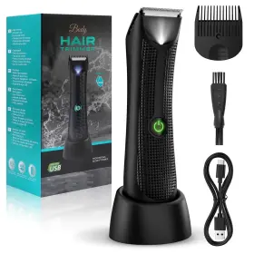 Cdy6sss Michpong Waterproof Portable Ball Shaver Black