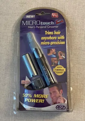 Micro-touch 754502020928 Microtouch Turbo Men S Personal Groomer New Old Stock Nos Sealed Brand