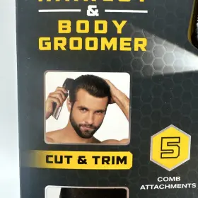 801289 Micro-touch Microtouch Titanium Trim Haircut And Body Groomer 5 Comb Attachments Light C #3