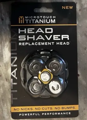 Mtttbhsrh1 Micro-touch Microtouch Titanium Head Shaver Replacement - Nip New Sealed