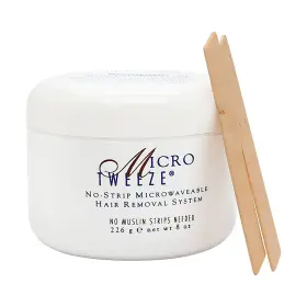 B004kewzg4 Micro Tweeze Sg Us No-strip Microwaveable Hair Removal Wax Kit Stripless Waxing System For Face