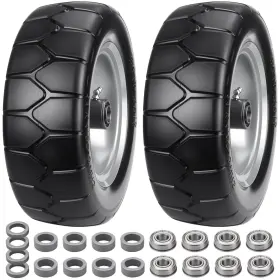 2024gcjlt114005g Midcos 11x4.00-5ftft Lawn Mower Tires Flat Free Zero Turn Front 11x4-5 S