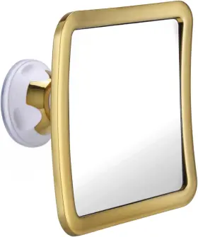 Mvsf63gg1x Mirrorvana Fogless Shower Mirror For Shaving With 6.3 Inch L X W Gold Mvsf63gg1x Mirrorvana Fogless Shower Mirror For Shaving With 6.3 Inch L X W Gold