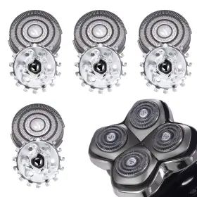 Sk03 Mishave 4pcs Shaver Replacement Blades For Skull Pitbull Baron Pro Triple-ring
