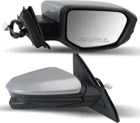 82003322 Mofoap Passenger Side Mirror Compatible With 2016 Right-11pins-with Camera Silvery