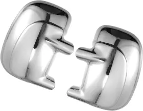 Fmoto241008002530 Motoforti 1 Pair Car Exterior Chrome Plated Mirror Cover Full Tone