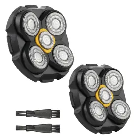 Movelove 701871992646 2 Pack Head Shaver Replacement Heads Compatible With Microtouch Titanium