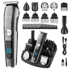 Gp-8688t Mrfux Mens Hair Clipper Beard Trimmer Cordless Grooming Kit For Black #2 Gp-8688t Mrfux Mens Hair Clipper Beard Trimmer Cordless Grooming Kit For Black #2