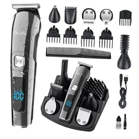 Gp-8688t Mrfux Mens Hair Clipper Beard Trimmer Cordless Grooming Kit For Black Gp-8688t Mrfux Mens Hair Clipper Beard Trimmer Cordless Grooming Kit For Black