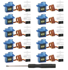 Mtd005 Mtdele 10pcs Sg90 9g Servo Motor Compatible With Arduino Raspberry Pi Robot Diy