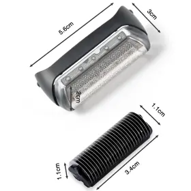 170u-1 Musstad 94513 20b 10b Replacement For Braun Foil And Cutter Cassette 1735 1775 170 180 #3
