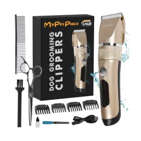 Pet-clippers-876 My Pet Place Anti-clogging Dog Hair Clipper Cordless Waterproof And Rechargeabl... Fas