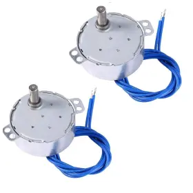 Naive Blue 687551600998 2pcs Synchronous Synchron Motor 50/60hz Ac 100 127v 4w 2.5-3rpm/min Ccw/cw Fo
